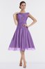 ColsBM Alissa Hyacinth Cute A-line Sleeveless Knee Length Ruching Bridesmaid Dresses