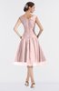 ColsBM Alissa Veiled Rose Cute A-line Sleeveless Knee Length Ruching Bridesmaid Dresses