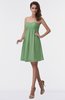 ColsBM Aviana Fair Green Elegant A-line Sleeveless Chiffon Pleated Party Dresses