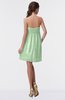 ColsBM Aviana Light Green Elegant A-line Sleeveless Chiffon Pleated Party Dresses