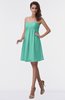 ColsBM Aviana Mint Green Elegant A-line Sleeveless Chiffon Pleated Party Dresses