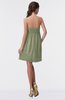 ColsBM Aviana Moss Green Elegant A-line Sleeveless Chiffon Pleated Party Dresses