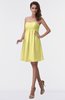 ColsBM Aviana Pastel Yellow Elegant A-line Sleeveless Chiffon Pleated Party Dresses