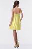 ColsBM Aviana Pastel Yellow Elegant A-line Sleeveless Chiffon Pleated Party Dresses