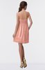 ColsBM Aviana Peach Elegant A-line Sleeveless Chiffon Pleated Party Dresses
