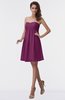 ColsBM Aviana Raspberry Elegant A-line Sleeveless Chiffon Pleated Party Dresses
