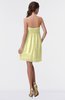 ColsBM Aviana Wax Yellow Elegant A-line Sleeveless Chiffon Pleated Party Dresses