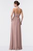 ColsBM Allie Blush Pink Modest A-line Backless Floor Length Pleated Bridesmaid Dresses