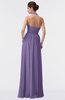 ColsBM Allie Chalk Violet Modest A-line Backless Floor Length Pleated Bridesmaid Dresses