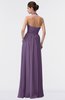 ColsBM Allie Chinese Violet Modest A-line Backless Floor Length Pleated Bridesmaid Dresses