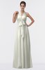 ColsBM Allie Cream Modest A-line Backless Floor Length Pleated Bridesmaid Dresses