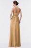ColsBM Allie Desert Mist Modest A-line Backless Floor Length Pleated Bridesmaid Dresses
