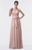 ColsBM Allie Dusty Rose Modest A-line Backless Floor Length Pleated Bridesmaid Dresses