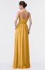 ColsBM Allie Golden Cream Modest A-line Backless Floor Length Pleated Bridesmaid Dresses