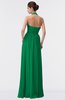 ColsBM Allie Green Modest A-line Backless Floor Length Pleated Bridesmaid Dresses