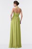 ColsBM Allie Linden Green Modest A-line Backless Floor Length Pleated Bridesmaid Dresses
