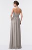 ColsBM Allie Mushroom Modest A-line Backless Floor Length Pleated Bridesmaid Dresses