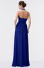 ColsBM Allie Nautical Blue Modest A-line Backless Floor Length Pleated Bridesmaid Dresses