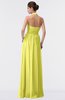ColsBM Allie Pale Yellow Modest A-line Backless Floor Length Pleated Bridesmaid Dresses