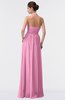 ColsBM Allie Pink Modest A-line Backless Floor Length Pleated Bridesmaid Dresses