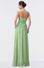 ColsBM Allie Sage Green Modest A-line Backless Floor Length Pleated Bridesmaid Dresses