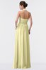 ColsBM Allie Soft Yellow Modest A-line Backless Floor Length Pleated Bridesmaid Dresses