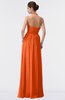 ColsBM Allie Tangerine Modest A-line Backless Floor Length Pleated Bridesmaid Dresses