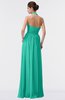 ColsBM Allie Viridian Green Modest A-line Backless Floor Length Pleated Bridesmaid Dresses
