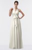ColsBM Allie Whisper White Modest A-line Backless Floor Length Pleated Bridesmaid Dresses