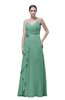 ColsBM Shirley Beryl Green Elegant A-line Spaghetti Sleeveless Flower Prom Dresses