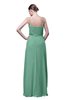 ColsBM Shirley Beryl Green Elegant A-line Spaghetti Sleeveless Flower Prom Dresses