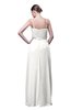 ColsBM Shirley Cloud White Elegant A-line Spaghetti Sleeveless Flower Prom Dresses