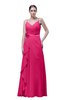 ColsBM Shirley Fuschia Elegant A-line Spaghetti Sleeveless Flower Prom Dresses