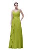 ColsBM Shirley Green Oasis Elegant A-line Spaghetti Sleeveless Flower Prom Dresses