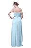 ColsBM Shirley Ice Blue Elegant A-line Spaghetti Sleeveless Flower Prom Dresses