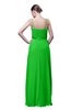 ColsBM Shirley Jasmine Green Elegant A-line Spaghetti Sleeveless Flower Prom Dresses