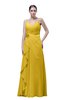 ColsBM Shirley Lemon Curry Elegant A-line Spaghetti Sleeveless Flower Prom Dresses