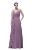 ColsBM Shirley Mauve Elegant A-line Spaghetti Sleeveless Flower Prom Dresses