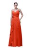 ColsBM Shirley Persimmon Elegant A-line Spaghetti Sleeveless Flower Prom Dresses