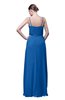 ColsBM Shirley Royal Blue Elegant A-line Spaghetti Sleeveless Flower Prom Dresses