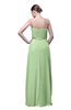 ColsBM Shirley Sage Green Elegant A-line Spaghetti Sleeveless Flower Prom Dresses