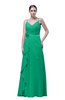 ColsBM Shirley Sea Green Elegant A-line Spaghetti Sleeveless Flower Prom Dresses