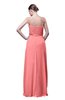 ColsBM Shirley Shell Pink Elegant A-line Spaghetti Sleeveless Flower Prom Dresses