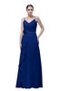 ColsBM Shirley Sodalite Blue Elegant A-line Spaghetti Sleeveless Flower Prom Dresses
