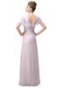 ColsBM Luna Blush Casual A-line Square Short Sleeve Floor Length Plus Size Bridesmaid Dresses