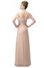 ColsBM Luna Fresh Salmon Casual A-line Square Short Sleeve Floor Length Plus Size Bridesmaid Dresses