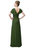 ColsBM Luna Garden Green Casual A-line Square Short Sleeve Floor Length Plus Size Bridesmaid Dresses