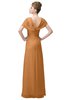 ColsBM Luna Pheasant Casual A-line Square Short Sleeve Floor Length Plus Size Bridesmaid Dresses