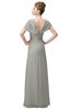 ColsBM Luna Platinum Casual A-line Square Short Sleeve Floor Length Plus Size Bridesmaid Dresses