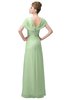 ColsBM Luna Seacrest Casual A-line Square Short Sleeve Floor Length Plus Size Bridesmaid Dresses